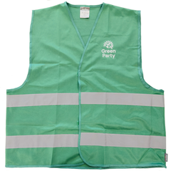 Green Party Hi Vis Front Large XL