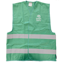 Green Party Hi Vis Front Small Medium
