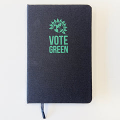Vote Green notebook